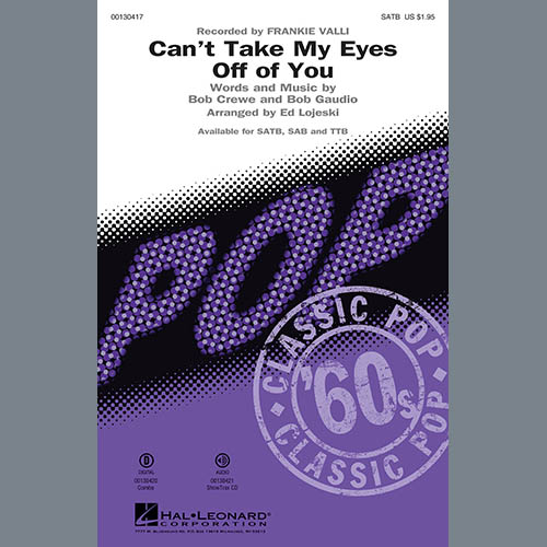 Frankie Valli Can't Take My Eyes Off Of You (arr. Ed Lojeski) profile picture