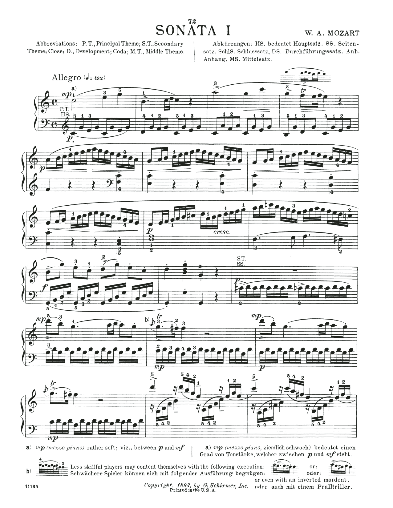 Franz Joseph Haydn Sonata In C Major, Hob. XVI: 35 sheet music, chords, lyrics - Printable PDF for Piano Solo