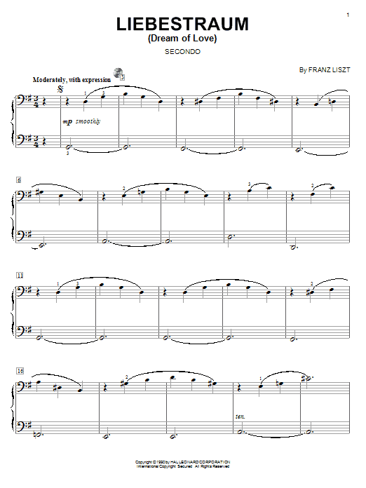 Learn to play Franz Liszt Liebestraum (Dream Of Love) sheet music for Piano in minutes. Franz Liszt Liebestraum (Dream Of Love) sheet music preview music notes and score for Piano including 7 page(s)