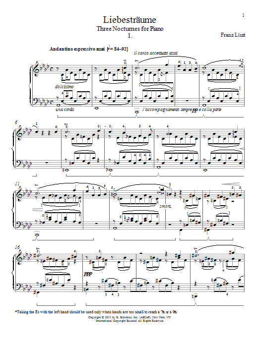 Learn to play Franz Liszt Libestraum No. 1 sheet music for Piano in minutes. Franz Liszt Libestraum No. 1 sheet music preview music notes and score for Piano including 7 page(s)
