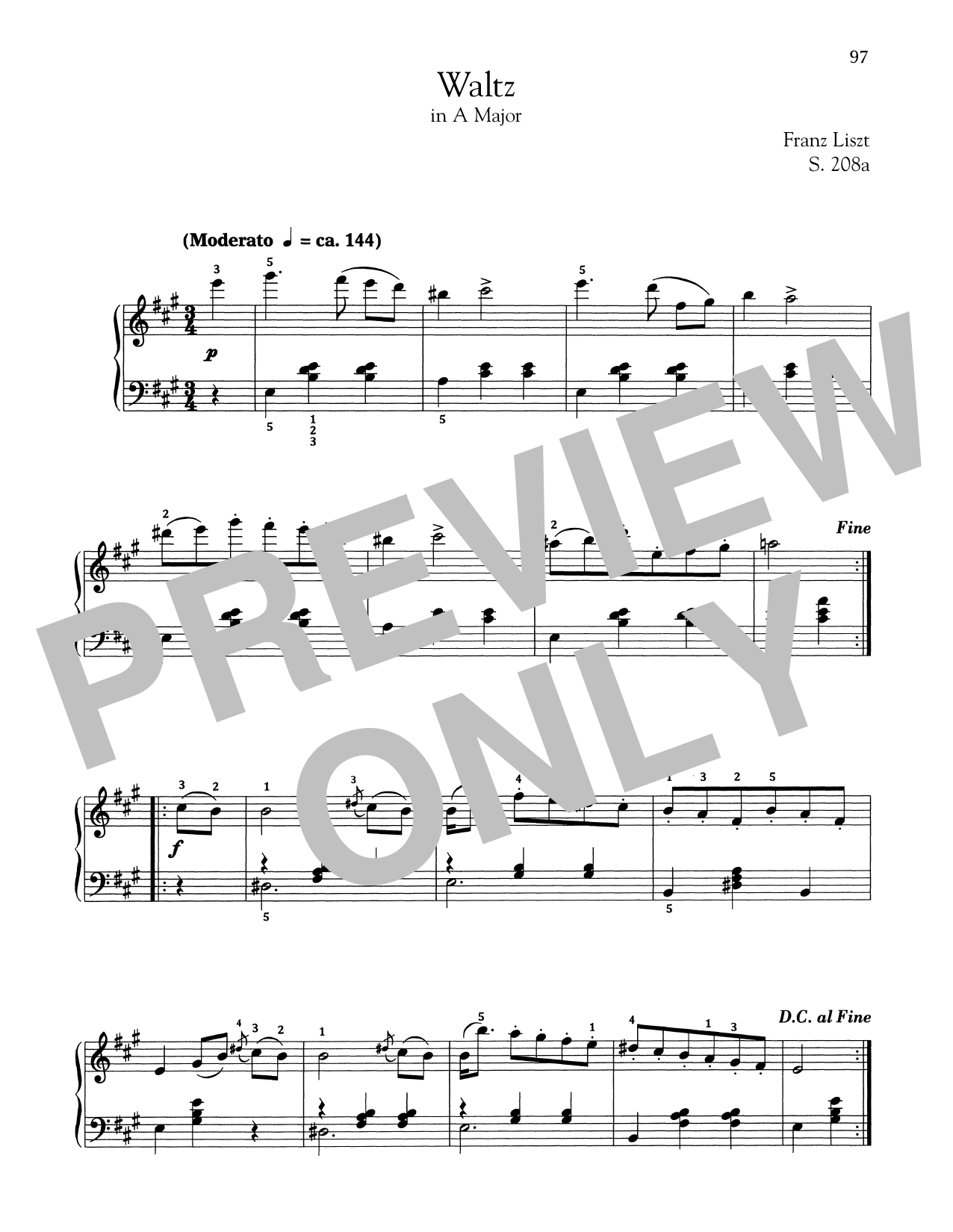 Learn to play Franz Liszt Waltz In A Major, S. 208a sheet music for Piano in minutes. Franz Liszt Waltz In A Major, S. 208a sheet music notes and chords
