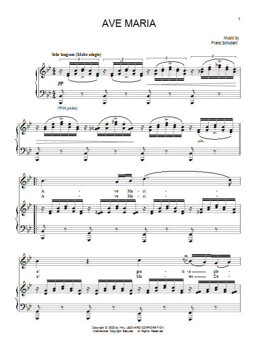 Learn to play Franz Schubert Ave Maria sheet music for Piano in minutes. Franz Schubert Ave Maria sheet music notes and chords