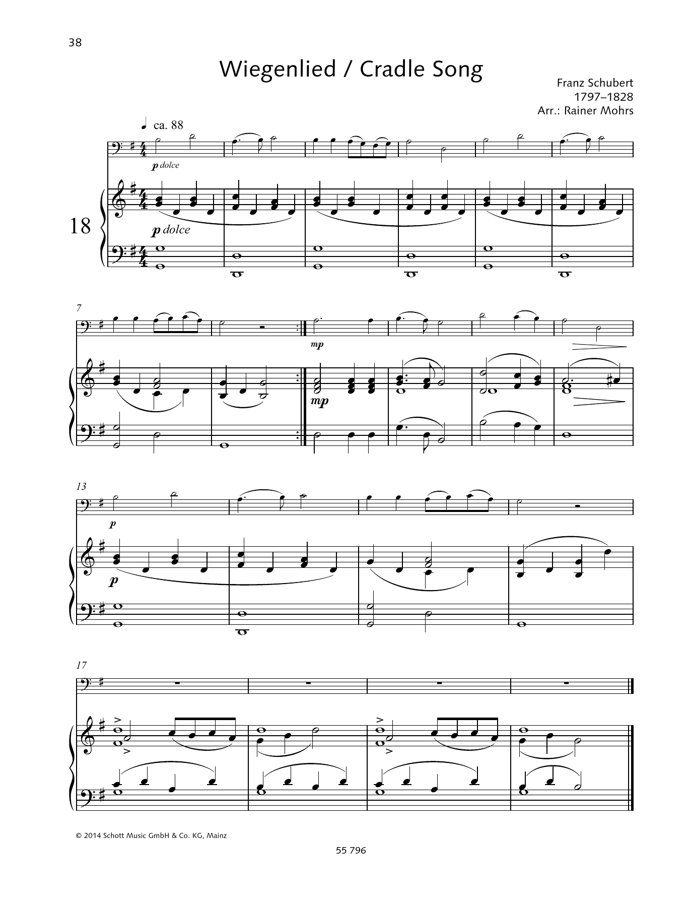 Learn to play Franz Schubert Cradle Song sheet music for String Solo in minutes. Franz Schubert Cradle Song sheet music preview music notes and score for String Solo including 2 page(s)
