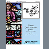 Download or print Fred Bock & Allan Robert Petker Three Communion Solos Sheet Music Printable PDF 22-page score for Sacred / arranged Piano & Vocal SKU: 467443