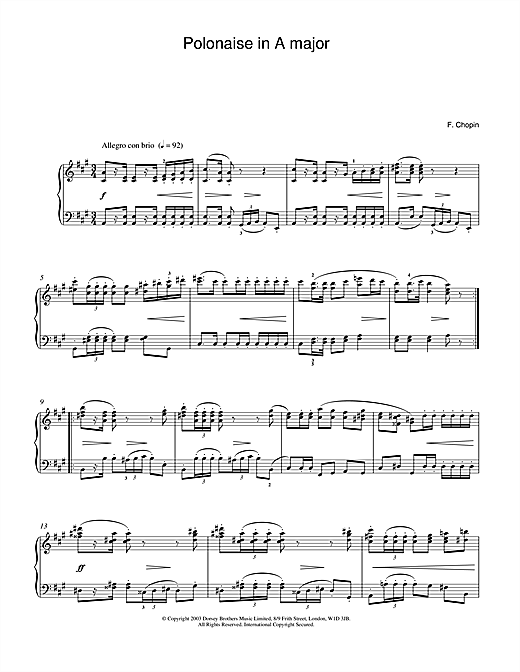 Learn to play Frederic Chopin Polonaise Op.40, No.1 sheet music for Piano in minutes. Frederic Chopin Polonaise Op.40, No.1 sheet music notes and chords