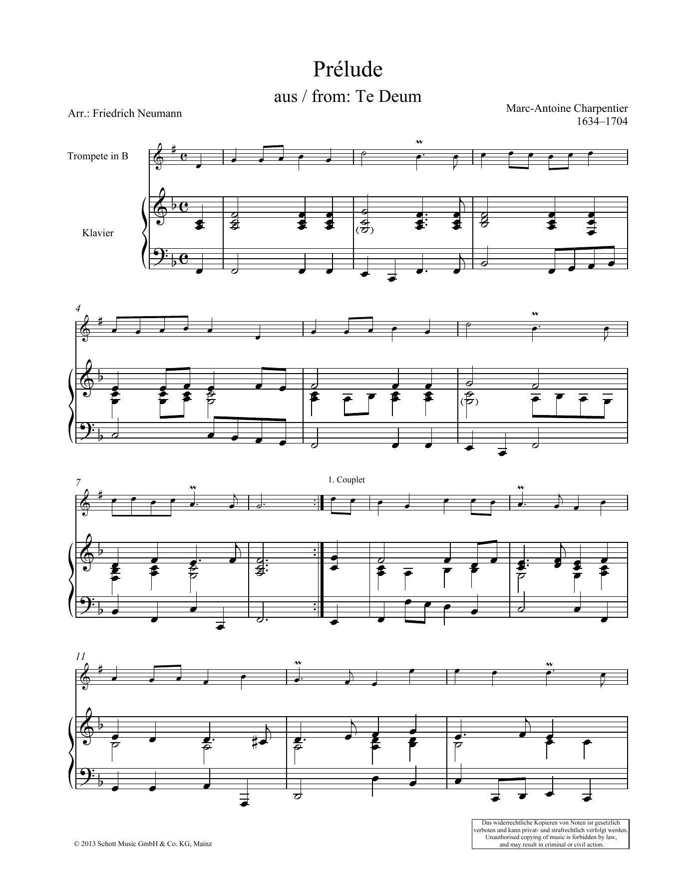 Learn to play Friedrich Neumann Prélude sheet music for Brass Solo in minutes. Friedrich Neumann Prélude sheet music preview music notes and score for Brass Solo including 4 page(s)