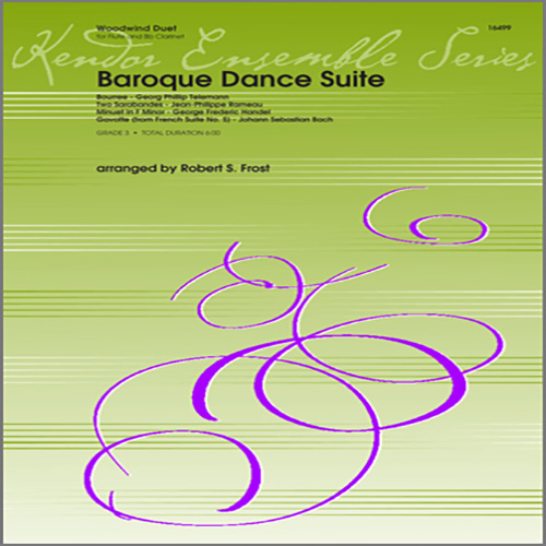 Download or print Frost Baroque Dance Suite Sheet Music Printable PDF 5-page score for Unclassified / arranged Wind Ensemble SKU: 124753.