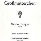 Download or print G. Langer Grossmutterchen Sheet Music Printable PDF 3-page score for Traditional / arranged Piano, Vocal & Guitar (Right-Hand Melody) SKU: 69219