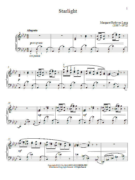 Learn to play Gail Smith Starlight sheet music for Piano in minutes. Gail Smith Starlight sheet music notes and chords