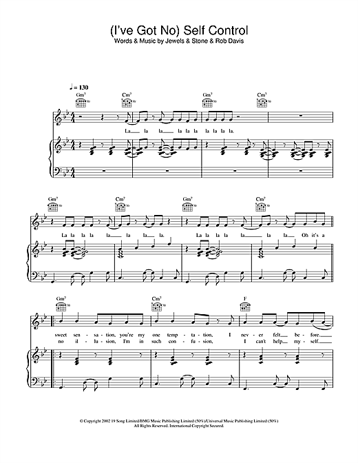 Learn to play Gareth Gates (I've Got No) Self Control sheet music for Piano, Vocal & Guitar in minutes. Gareth Gates (I've Got No) Self Control sheet music notes and chords