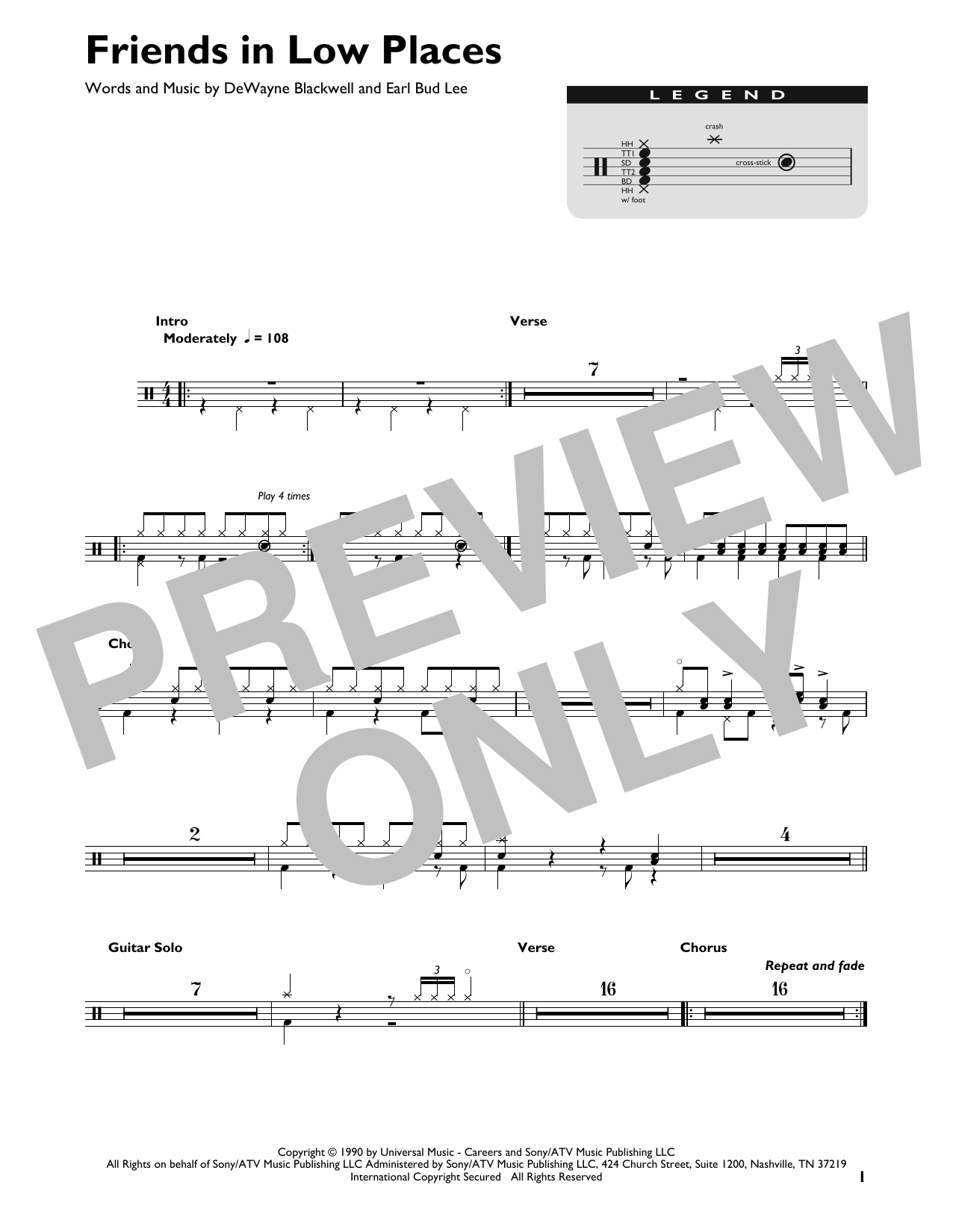 Learn to play Garth Brooks Friends In Low Places sheet music for Guitar Tab in minutes. Garth Brooks Friends In Low Places sheet music preview music notes and score for Guitar Tab including 7 page(s)