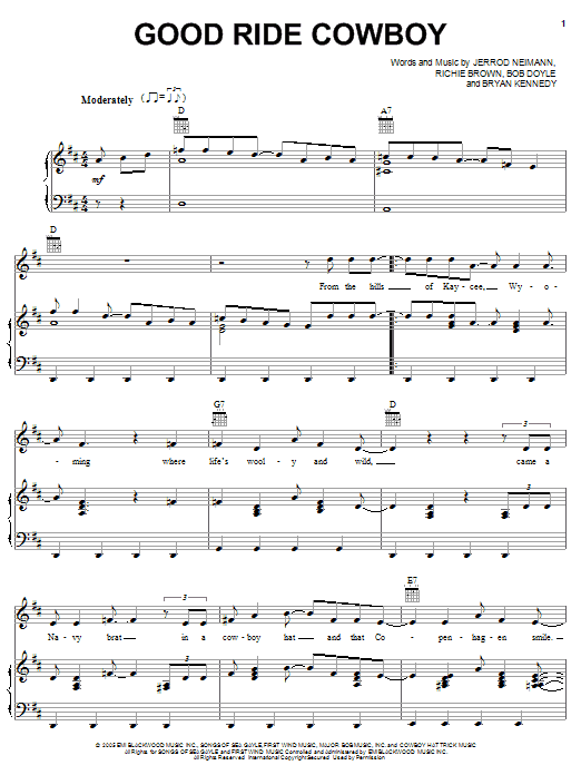 Learn to play Garth Brooks Good Ride Cowboy sheet music for Easy Guitar Tab in minutes. Garth Brooks Good Ride Cowboy sheet music preview music notes and score for Easy Guitar Tab including 4 page(s)