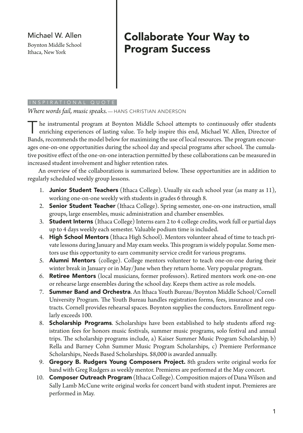Gary Stith The Conductor's Companion: 100 Rehearsal Techniques, Imaginative Ideas, Quotes, and Facts sheet music, chords, lyrics - Printable PDF for Instrumental Method