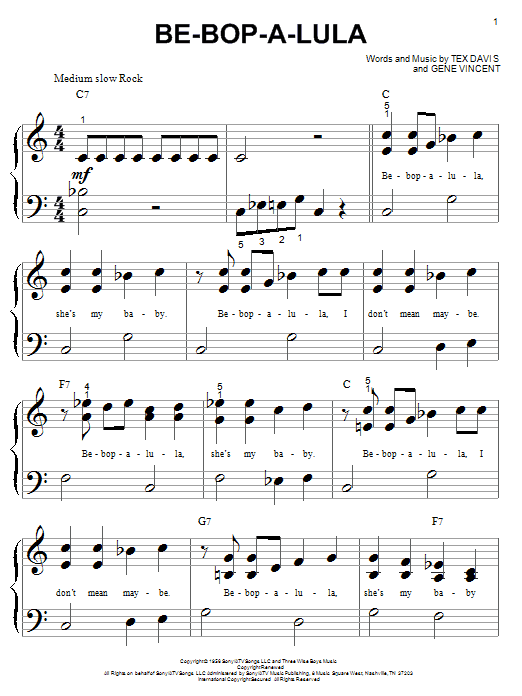 Learn to play Gene Vincent Be-Bop-A-Lula sheet music for Guitar with strumming patterns in minutes. Gene Vincent Be-Bop-A-Lula sheet music notes and chords