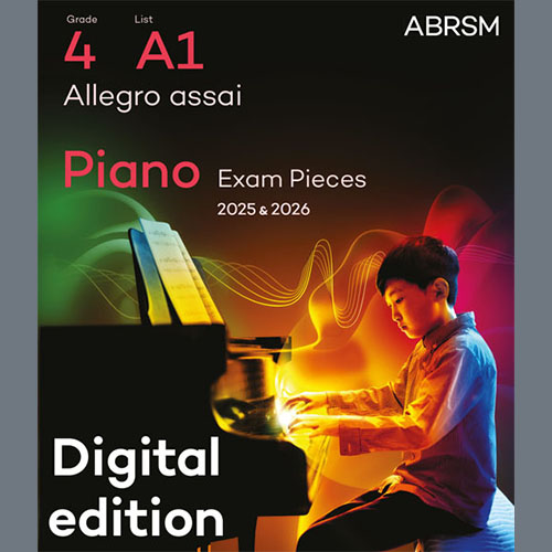 Georg Benda Allegro assai (Grade 4, list A1, from the ABRSM Piano Syllabus 2025 & 2026) profile picture