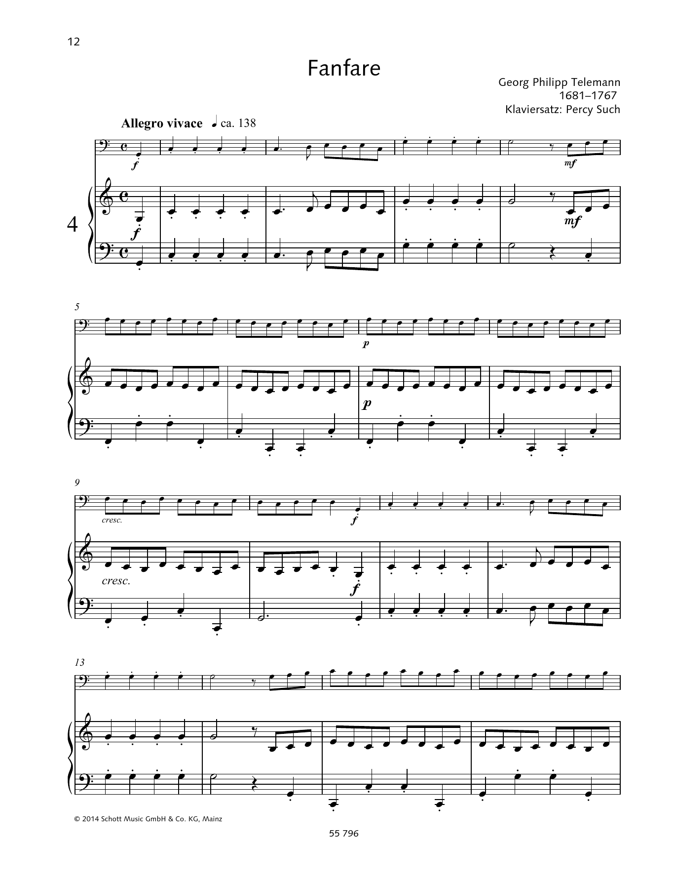 Learn to play Georg Philipp Telemann Fanfare sheet music for String Solo in minutes. Georg Philipp Telemann Fanfare sheet music preview music notes and score for String Solo including 6 page(s)