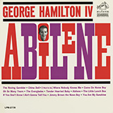 Download or print George Hamilton IV Abilene Sheet Music Printable PDF 1-page score for Country / arranged Banjo SKU: 177962