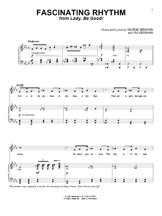 Learn to play Vinicius De Moraes Fascinating Rhythm sheet music for Piano in minutes. Vinicius De Moraes Fascinating Rhythm sheet music notes and chords