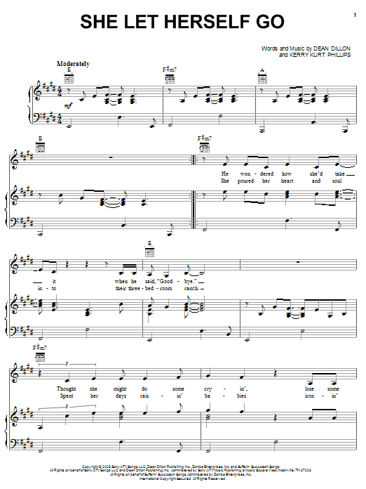 Learn to play George Strait She Let Herself Go sheet music for Easy Guitar Tab in minutes. George Strait She Let Herself Go sheet music preview music notes and score for Easy Guitar Tab including 3 page(s)