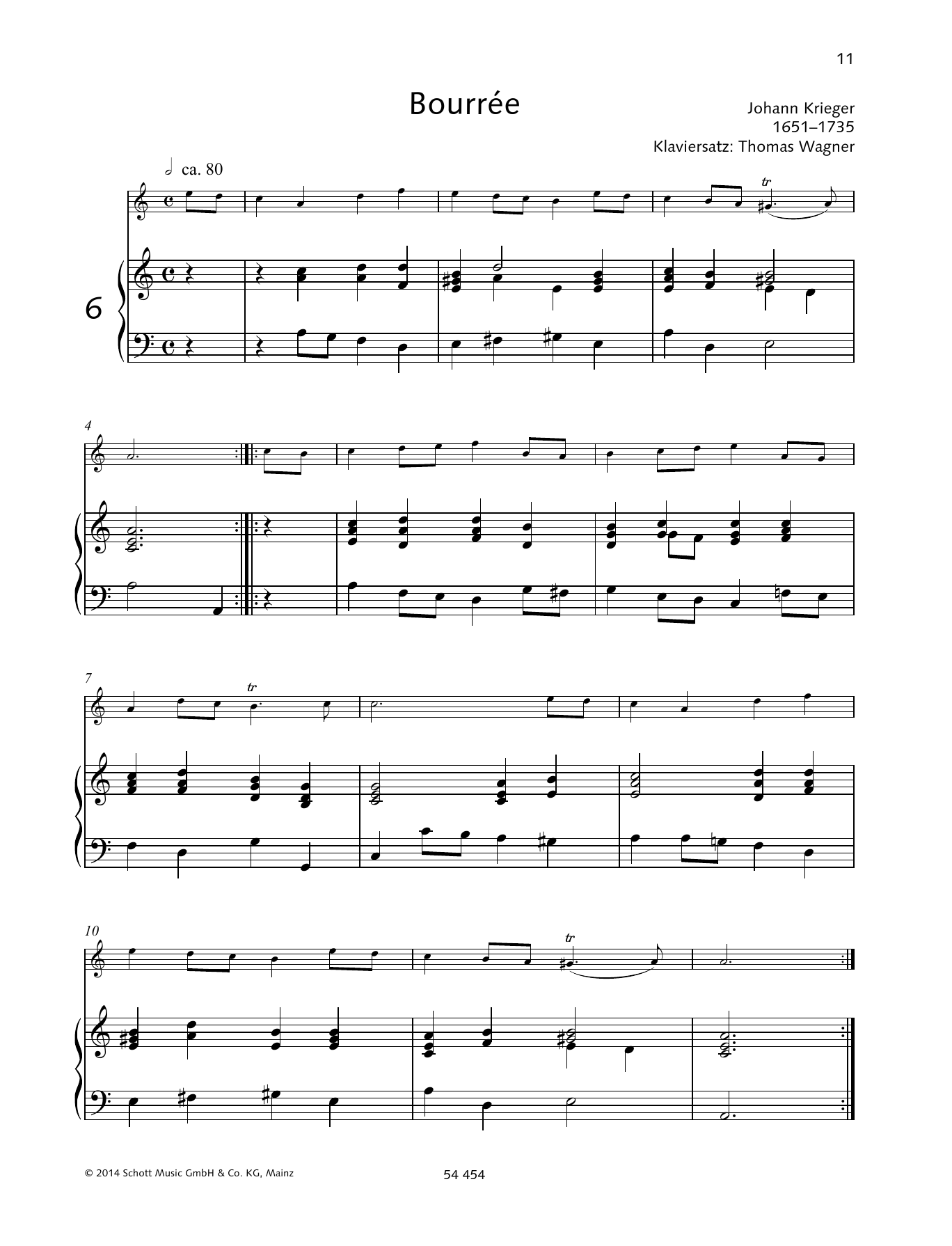 Learn to play Gerda Koppelkamm-Martini Bourree sheet music for Woodwind Solo in minutes. Gerda Koppelkamm-Martini Bourree sheet music preview music notes and score for Woodwind Solo including 2 page(s)