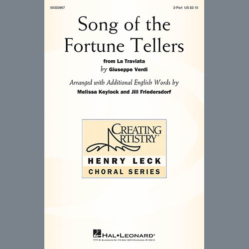 Giuseppe Verdi Song Of The Fortune Tellers (from La Traviata) (arr. Melissa Keylock and Jill Friedersdorf) profile picture