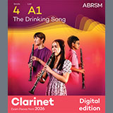 Download or print Giuseppe Verdi The Drinking Song (Grade 4, list A1, from the ABRSM Clarinet Syllabus from 2026) Sheet Music Printable PDF 4-page score for Classical / arranged Clarinet Solo SKU: 1765029
