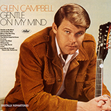 Download or print Glen Campbell Gentle On My Mind (arr. Fred Sokolow) Sheet Music Printable PDF 2-page score for Country / arranged Banjo Tab SKU: 1504002