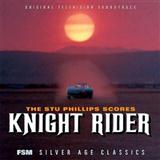 Download or print Stu Phillips Knight Rider Theme Sheet Music Printable PDF 1-page score for Film and TV / arranged Melody Line, Lyrics & Chords SKU: 182038