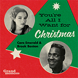 Download or print Brook Benton You're All I Want For Christmas Sheet Music Printable PDF 3-page score for Winter / arranged Easy Piano SKU: 173445