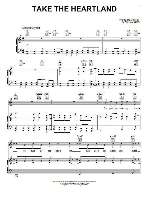 Learn to play Glen Hansard Take The Heartland sheet music for Guitar Tab in minutes. Glen Hansard Take The Heartland sheet music preview music notes and score for Guitar Tab including 8 page(s)