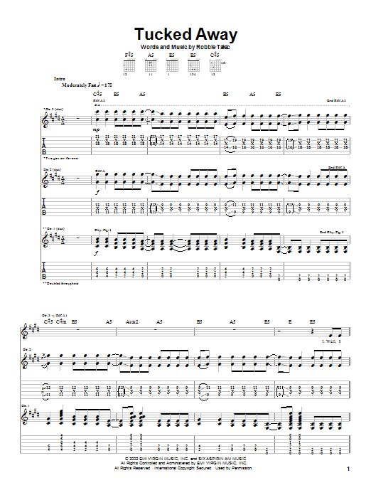 Learn to play Goo Goo Dolls Tucked Away sheet music for Guitar Tab in minutes. Goo Goo Dolls Tucked Away sheet music preview music notes and score for Guitar Tab including 10 page(s)