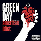 Download or print Green Day American Idiot Sheet Music Printable PDF 3-page score for Rock / arranged Lyrics & Chords SKU: 94068