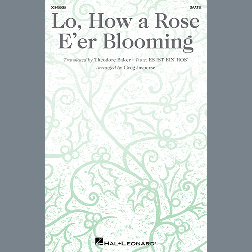 Greg Jasperse Lo, How A Rose E'er Blooming profile picture