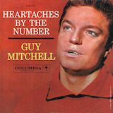 Download or print Guy Mitchell Heartaches By The Number Sheet Music Printable PDF 2-page score for Country / arranged Lyrics & Chords SKU: 80060