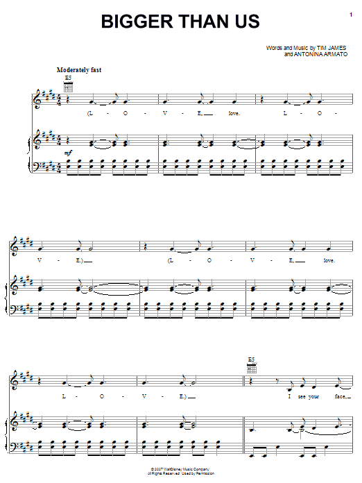 Learn to play Hannah Montana Bigger Than Us sheet music for Easy Guitar Tab in minutes. Hannah Montana Bigger Than Us sheet music preview music notes and score for Easy Guitar Tab including 3 page(s)