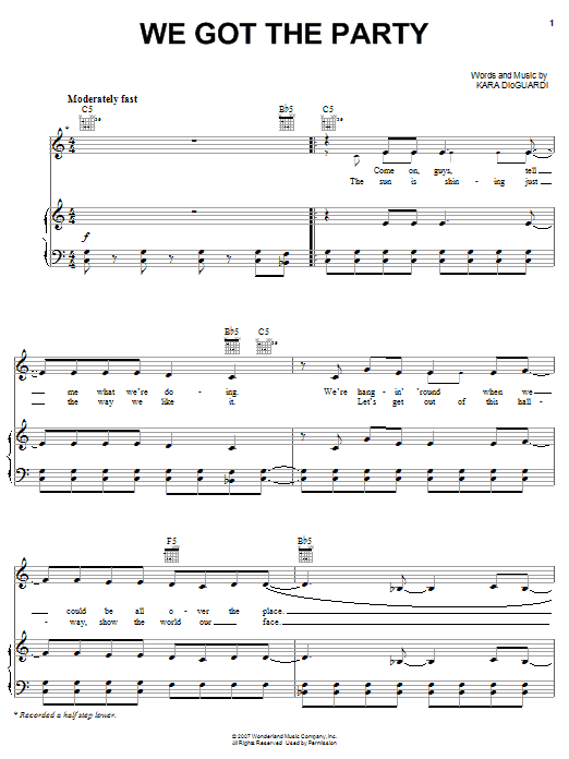 Learn to play Hannah Montana We Got The Party sheet music for Easy Guitar Tab in minutes. Hannah Montana We Got The Party sheet music preview music notes and score for Easy Guitar Tab including 6 page(s)