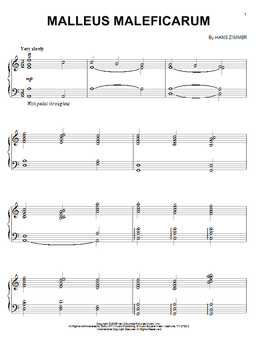 Learn to play Hans Zimmer Malleus Maleficarum (from The Da Vinci Code) sheet music for Piano in minutes. Hans Zimmer Malleus Maleficarum (from The Da Vinci Code) sheet music notes and chords