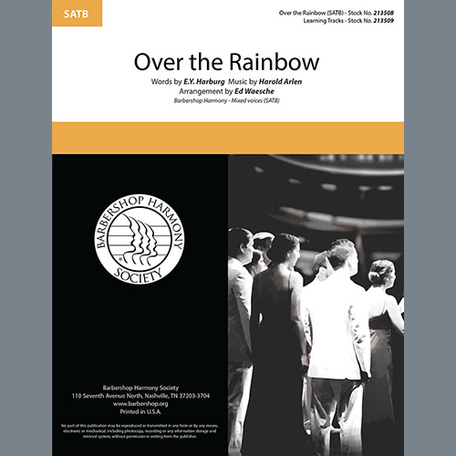 Harold Arlen & E.Y. Harburg Over The Rainbow (arr. Ed Waesche) profile picture