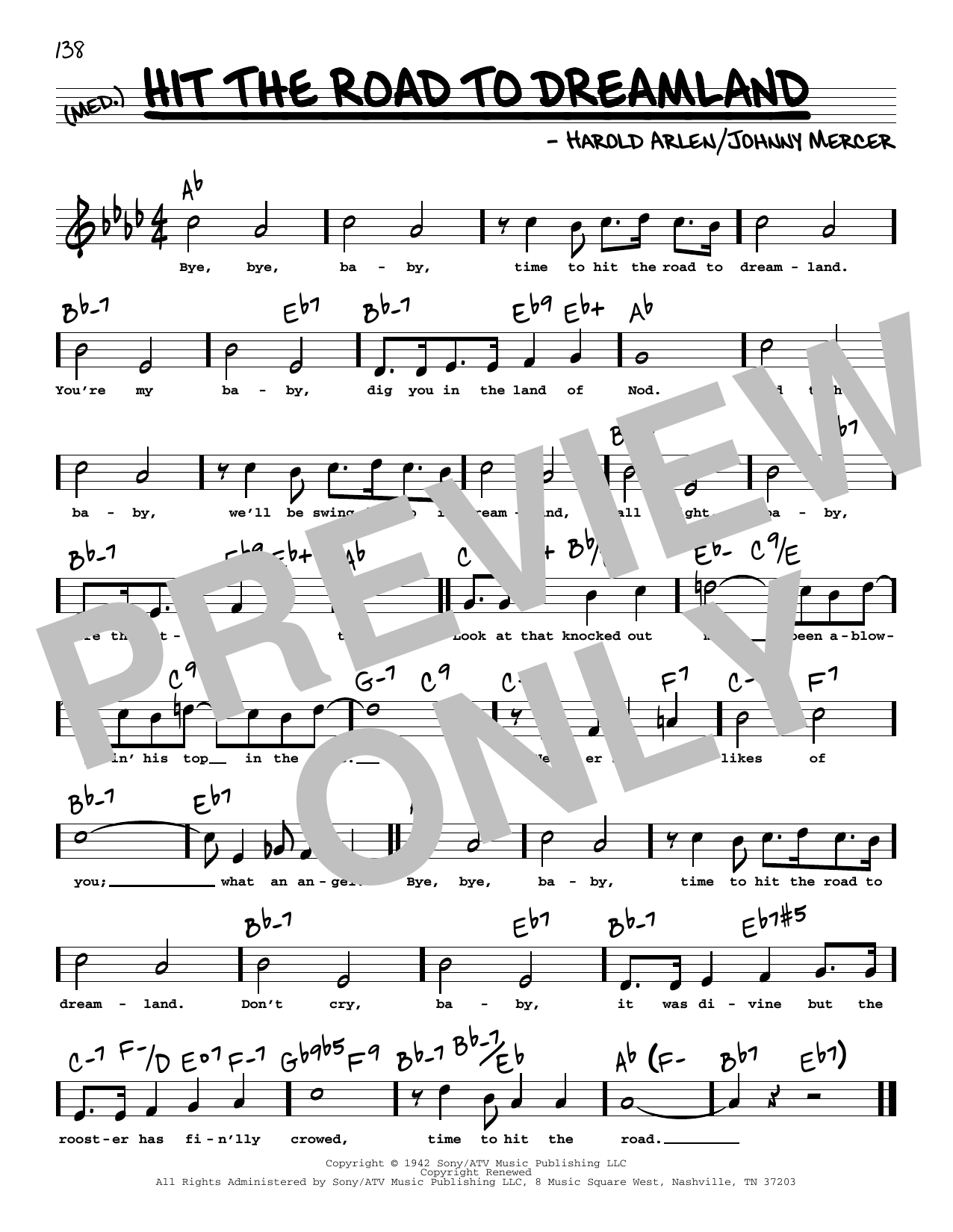 Learn to play Harold Arlen and Johnny Mercer Hit The Road To Dreamland (High Voice) (from Star Spangled Rhythm) sheet music for Real Book – Melody, Lyrics & Chords in minutes. Harold Arlen and Johnny Mercer Hit The Road To Dreamland (High Voice) (from Star Spangled Rhythm) sheet music preview music notes and score for Real Book – Melody, Lyrics & Chords including 1 page(s)