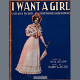 Download or print Harry von Tilzer I Want A Girl (Just Like The Girl That Married Dear Old Dad) Sheet Music Printable PDF 1-page score for Folk / arranged Melody Line, Lyrics & Chords SKU: 186517