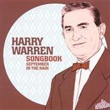 Download or print Harry Warren September In The Rain Sheet Music Printable PDF 5-page score for Pop / arranged Piano, Vocal & Guitar (Right-Hand Melody) SKU: 106305