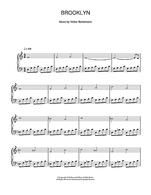 Learn to play Hauschka Brooklyn sheet music for Piano in minutes. Hauschka Brooklyn sheet music notes and chords