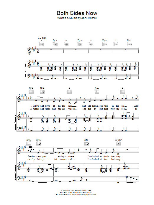 Learn to play Hayley Westenra Both Sides Now sheet music for Piano, Vocal & Guitar in minutes. Hayley Westenra Both Sides Now sheet music preview music notes and score for Piano, Vocal & Guitar including 4 page(s)