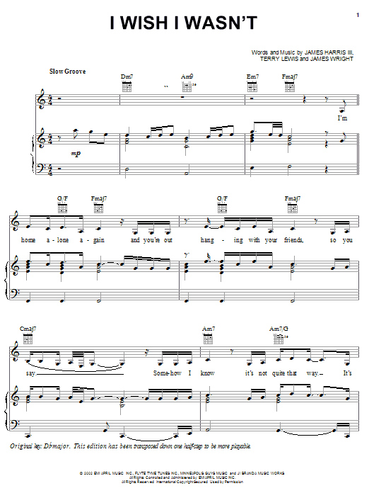 Learn to play Heather Headley I Wish I Wasn't sheet music for Piano, Vocal & Guitar (Right-Hand Melody) in minutes. Heather Headley I Wish I Wasn't sheet music notes and chords