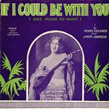 Download or print Henry Creamer If I Could Be With You (One Hour Tonight) Sheet Music Printable PDF 3-page score for Folk / arranged Piano, Vocal & Guitar (Right-Hand Melody) SKU: 158513