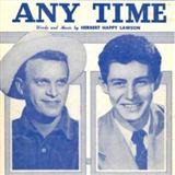 Download or print Eddy Arnold Any Time Sheet Music Printable PDF 1-page score for Pop / arranged Melody Line, Lyrics & Chords SKU: 179720