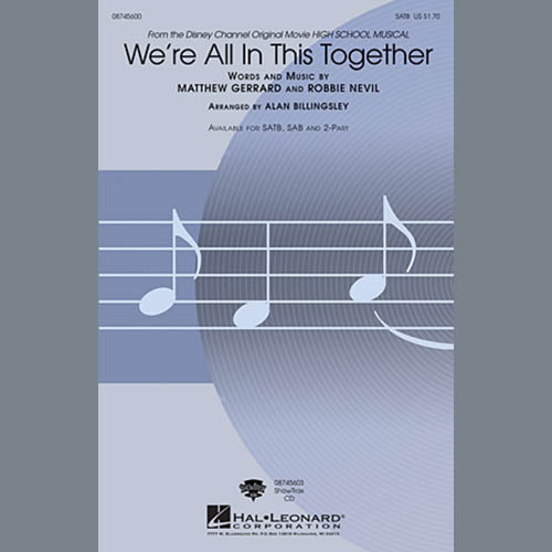 High School Musical We're All In This Together (arr. Alan Billingsley) profile picture