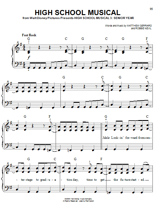 Learn to play High School Musical 3 High School Musical sheet music for Piano Duet in minutes. High School Musical 3 High School Musical sheet music preview music notes and score for Piano Duet including 8 page(s)