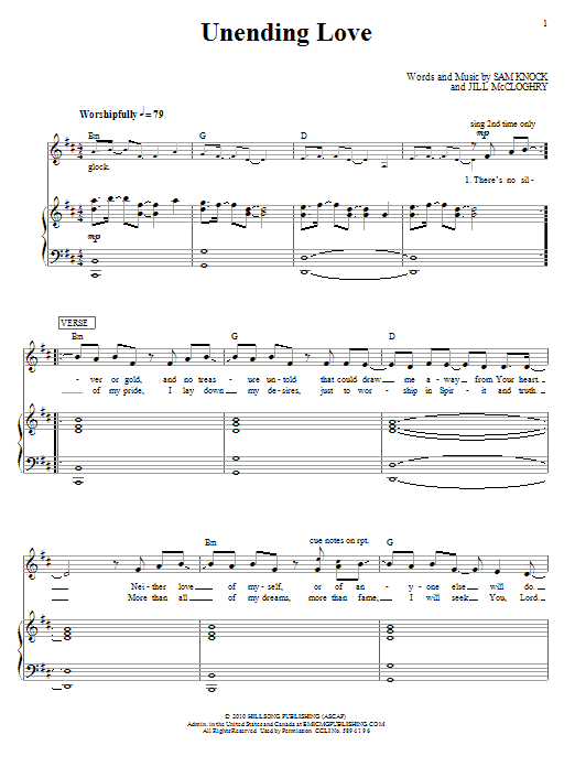 Learn to play Hillsong United Unending Love sheet music for Piano, Vocal & Guitar (Right-Hand Melody) in minutes. Hillsong United Unending Love sheet music notes and chords
