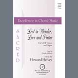 Download or print Howard Helvey Lost In Wonder, Love And Praise Sheet Music Printable PDF 7-page score for Concert / arranged SATB Choir SKU: 1192074